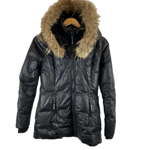 Rud From Rudssak Women Coat Real Fur Size SMALL